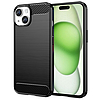 Techsuit - karbon szilikon - iPhone 15 Plus - fekete (KF2313839)