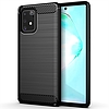 Techsuit - karbon szilikon - Samsung Galaxy S10 Lite - fekete (KF23387)