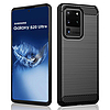 Techsuit - karbon szilikon - Samsung Galaxy S20 Ultra 4G / S20 Ultra 5G - fekete (KF23383)