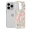 Techsuit - Marble Series - iPhone 14 Pro - Pink Hex (KF2311313)