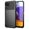 Thunder Case Rugalmas, strapabíró burkolatú TPU tok Samsung Galaxy A22 5G fekete