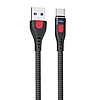 USB-C Remax Lesu Pro kábel, 1m, 5A, fekete (RC-188a)