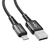 USB-kábel a Lightning Acefast C1-02-hez, 1,2 m, fekete