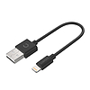 USB kábel a Lightning Cygnetthez 12 W 0,1 m, fekete (CY2721PCCSL)