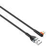 USB-kábel a Lightning LDNIO LS561-hez, 2,4A, 1 m, fekete (LS561 lightning)