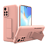 Wozinsky Kickstand tok szilikon állvány burkolat Xiaomi Poco M4 Pro 5G Pink