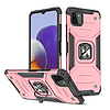 Wozinsky Ring Armor Case Kickstand Tough Rugged Cover Samsung Galaxy A22 4G rózsaszín