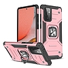 Wozinsky Ring Armor Case Kickstand Tough Rugged Cover Samsung Galaxy A72 4G rózsaszín